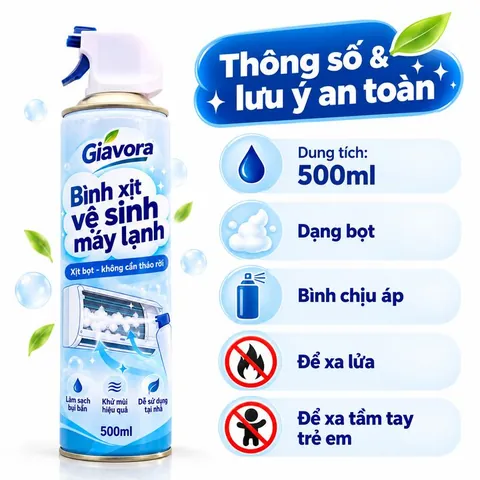 Thông số và lưu ý an toàn