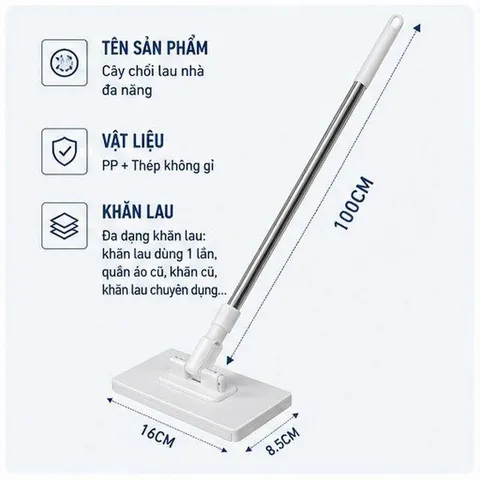 Thông số cây lau nhà đa năng